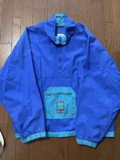 ハーフジップ ナイロンジャケット