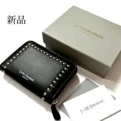 国内正規品 J&M DAVIDSON スタッズ コンパクト ウォレット 財布のサムネイル