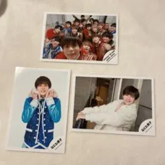 なにわ男子　長尾謙杜　公式写真3枚セット