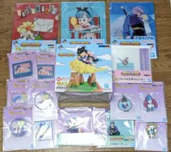 一番くじドラゴンボール ラストワン 孫悟空＆チチ 小物入れ ブルマ万年カレンダー