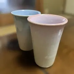萩焼　風来坊窯　小松健　白萩　白釉　コーヒーカップ＆ソーサー　2客 萩焼 風来坊窯 小松健 白萩 白釉 コーヒーカップ＆ソーサー 2客 - メルカリ