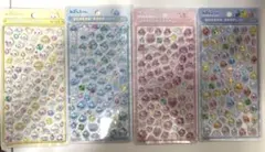 r*e様 ボンボンドロップシールミニ　しずくちゃん　4枚セット