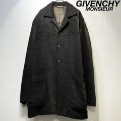 希少 GIVENCHY 上質 シルク 4B デザイン テーラードジャケット
