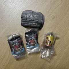 PEANUTS スヌーピー　ビスケットミニチュアチャーム　3個セット