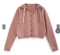 グレイル　ダブルリボンニットカーディガン