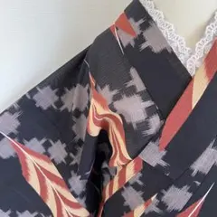 KIMONO MODERN シャボン玉カットデニム着物 オーシャンブルー - メルカリ