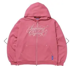 SEQUENZ ジップアップパーカー ピンク