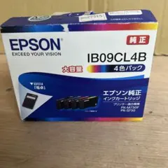 EPSON 純正 インク IB09CL4B 大容量 4色パック 未開封 - メルカリ