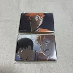 ハイキュー‼︎あたりツキ！トレーディングshikaku缶バッジ　2個セット