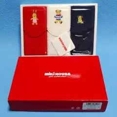 ミキハウス 刺繍タオルハンカチ3枚セット 新品・未使用のサムネイル