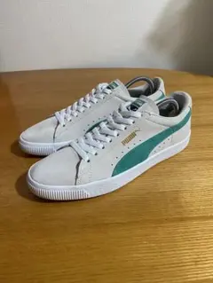 【1回使用】PUMA SUEDE 90681 26.5cm グリーン