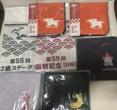 競馬ハンカチ 7枚セット まとめ売り新潟競馬場 函館記念 他