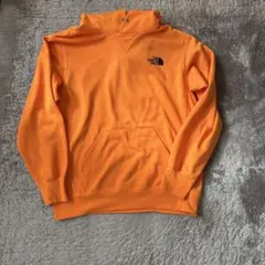 ノースフェイス バックスクエアロゴフーディー NT12142 オレンジ　M