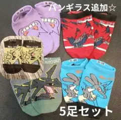 ポケモンキャラクター靴下5足セット
