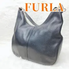 フルラ ワンショルダーバッグ　ショルダーバッグ　トートバッグ　黒　レザー