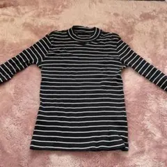 ボーダーネックデザイン　Ｍ