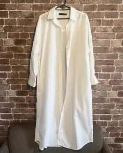 Honeysuckle Rose ホワイト シャツワンピース M