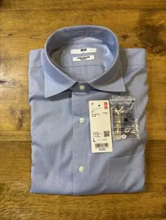 ユニクロ　スーパーノンアイロンスリムフィットシャツ L