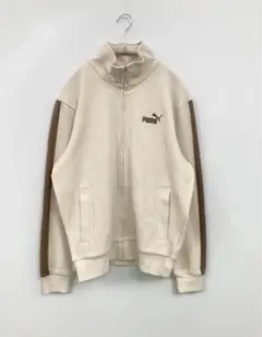 PUMA アイボリー ジップアップジャケット S