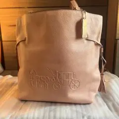 COACHショルダーバッグ、ピンク系