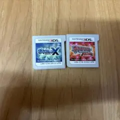3ds ポケモンオメガルビー + X 2点セット （動作確認済み）