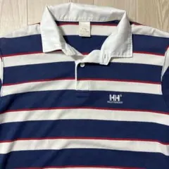 90s ヘリーハンセン　ラガーシャツ　Largeのサムネイル