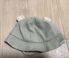 の*ん様 Petitmain 耳付き　くま　ベビー帽子