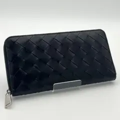 【極美品】ボッテガヴェネタ イントレチャート ジップアラウンド ウォレット