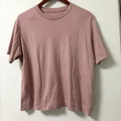 Tシャツ★しまむら クロッシー 3L 薄ピンク色