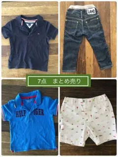【まとめ売り】ジーンズ　ショートパンツ　半袖シャツ　LEE トミー ヒルフィガー