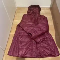 Three Flora ピンク　ダウンジャケット
