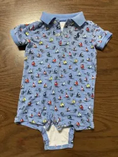 ラルフローレン　ロンパース　６M ７０　ベビー服　ヨット　夏　ポロ