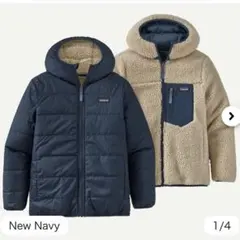 Patagonia キッズ・リバーシブル・レディ・フレディ・フーディ　XXL