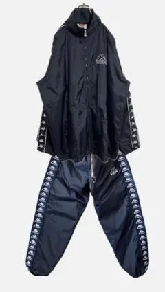 kappa カッパ　ジャージ上下　セットアップ　トラックジャケット　紺