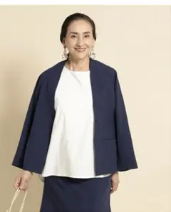 Utao ウタオ　ノーカラージャケット　Lサイズのサムネイル