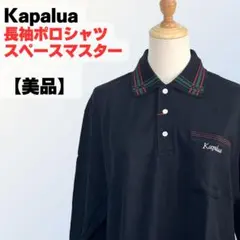 【美品】Kapalua カパルア 日本製 長袖ポロシャツ 高機能素材 L 黒
