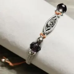 ハンドメイド ブレスレット フラワーモチーフ