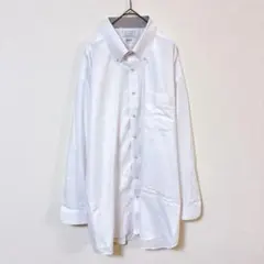 美品　未使用品質　AOKI　LES MUES　長袖シャツ　メンズ3L相当　白系のサムネイル