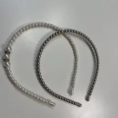 ♡キッズ　カチューシャ　パール♡