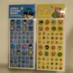たまごっち　ドロップブロックシールタイルみたいなシール2セット