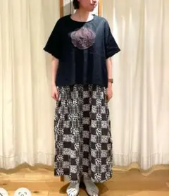 TSUHARUbySamansa Mos2★モノグラム刺繍パーツレースブラウスのサムネイル