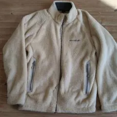 montbell フリースジャケット XL クリーム色