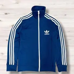 アディダス トラックジャケット トレフォイル　青 M 78