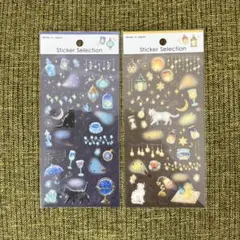 GAIA シール　ステッカーセレクション　きらめき　2種　セリア