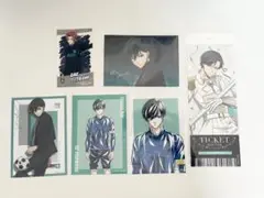 ブルーロック 糸師凛 糸師冴 スーツモデル 玉座 ブロマイド ステッカー