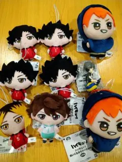 ハイキュー！！９点セット　チャーム　マスコット　キーホルダー