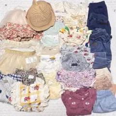【80センチ】まとめ売り女の子　半袖　春夏　トップス☆ボトムス☆帽子　保育園着