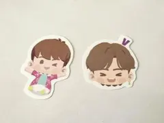 BTS スシロー✕インザソム　コラボステッカー　V テテ Jinジン　ピック