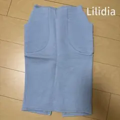 Lilidia ライトブルー タイトスカート サイズ0のサムネイル