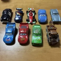 キャラクター ミニカー9台セット　カーズ